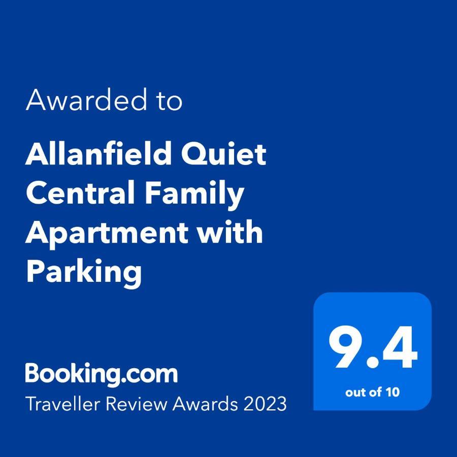 Allanfield Quiet Central Family Apartment With Parking 爱丁堡 外观 照片